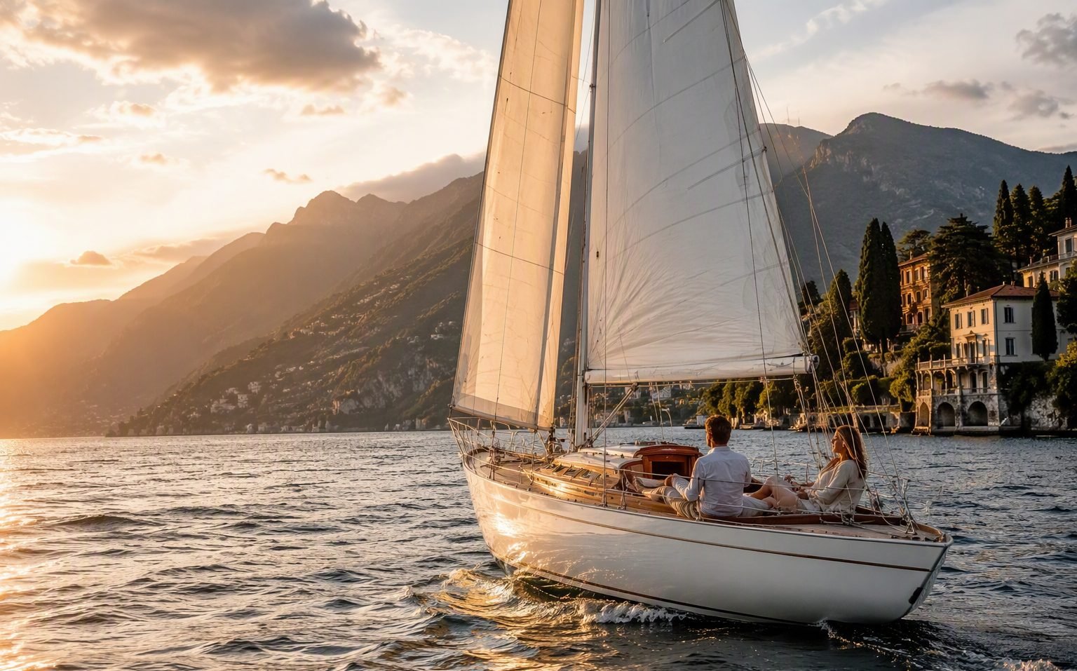 Sailing experience on Lake Como