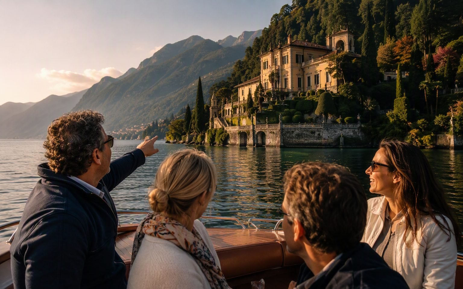 Shared boat tour Lake Como